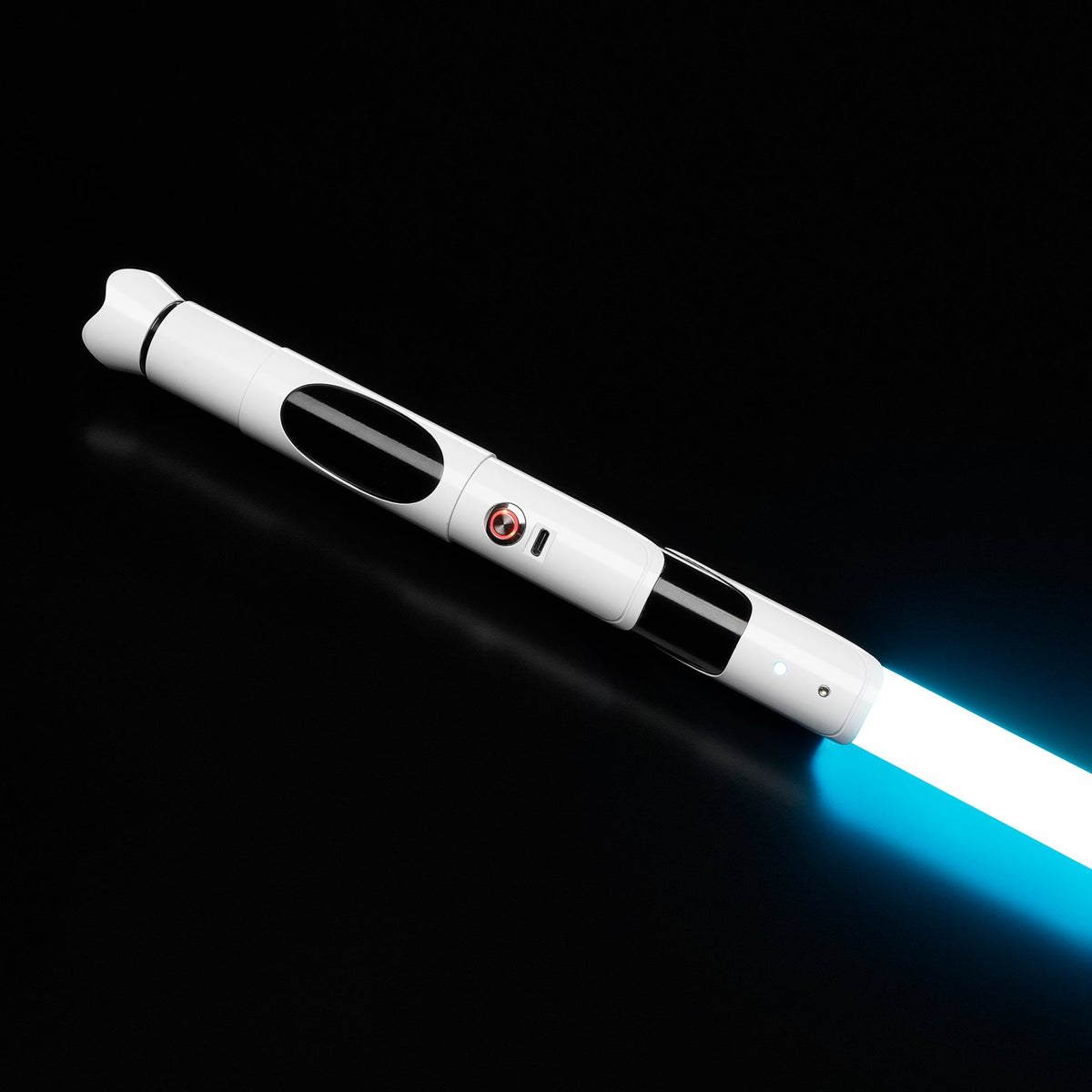 Rapierificsaber Lightsaber HX Series White Lightsaber Bluetooth Xeno V3 Core Hilt 29CM