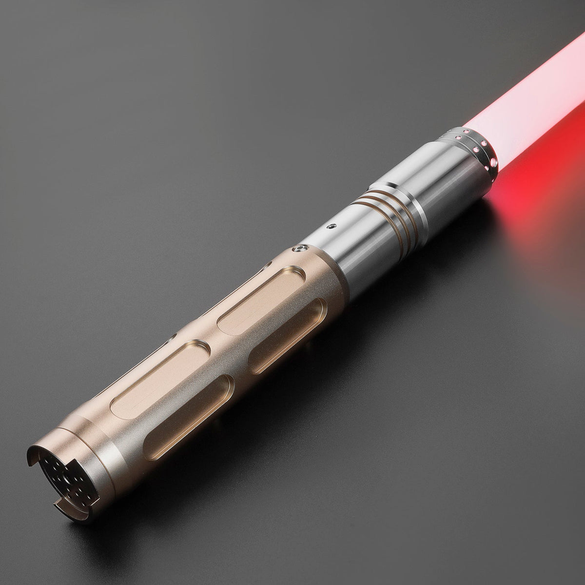 Rapierificsaber Lightsaber Xenopixel 3.0 Bluetooth Light Saber Fore FX Sensitive Smooth Swing Short Hilt 23.8CM