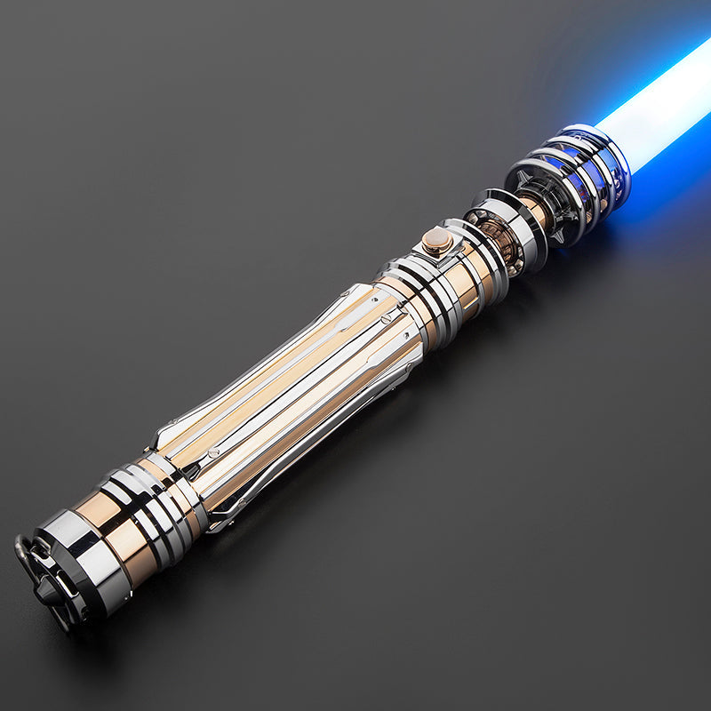 Rapierificsaber Lightsaber Leia Organa Princess Lightsaber Blue Force FX Dueling Bluetooth Pogo Core Hilt 28CM