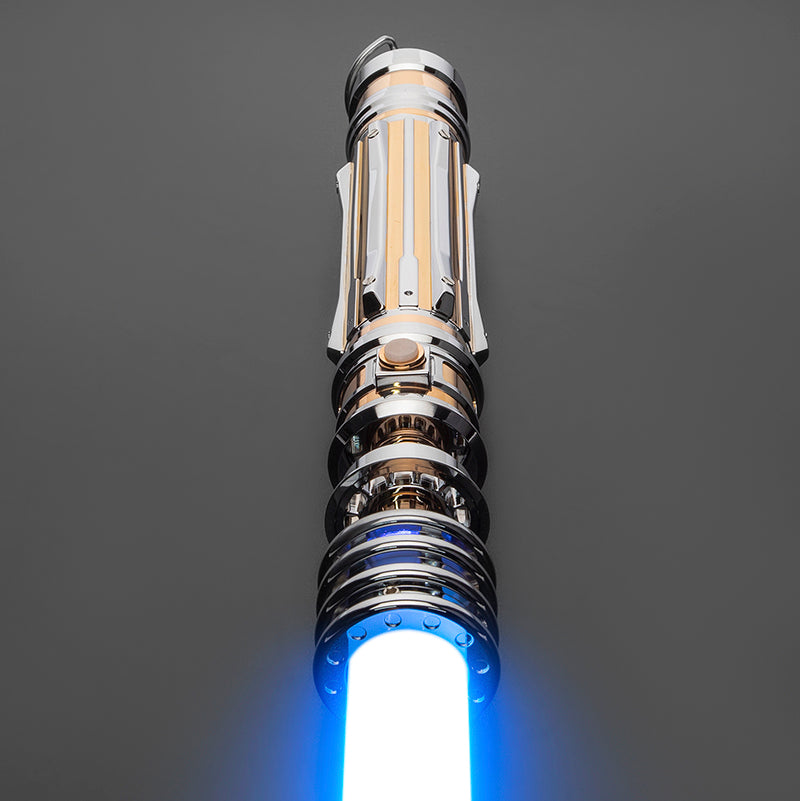 Rapierificsaber Lightsaber Leia Organa Princess Lightsaber Blue Force FX Dueling Bluetooth Pogo Core Hilt 28CM