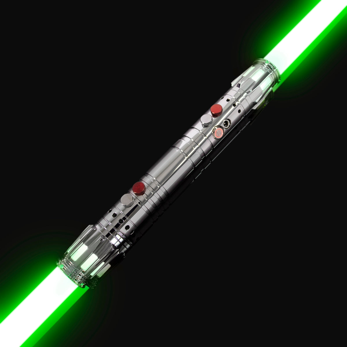 Rapierificsaber Lightsaber Double Bladed Light Saber Infinite Color Changing Hilt 28.5CM