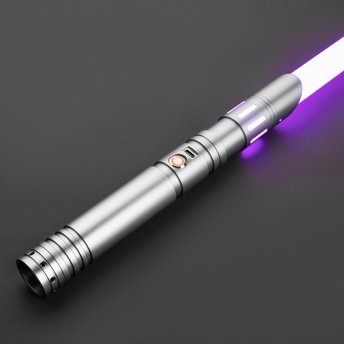 Rapierificsaber Lightsaber RGB Baselit Dual Lightsaber Hilt 27.5CM