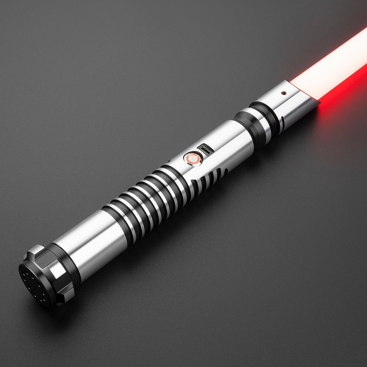 Rapierificsaber Lightsaber Bluetooth Motion Control Baselit Light Saber Hilt 29.5CM