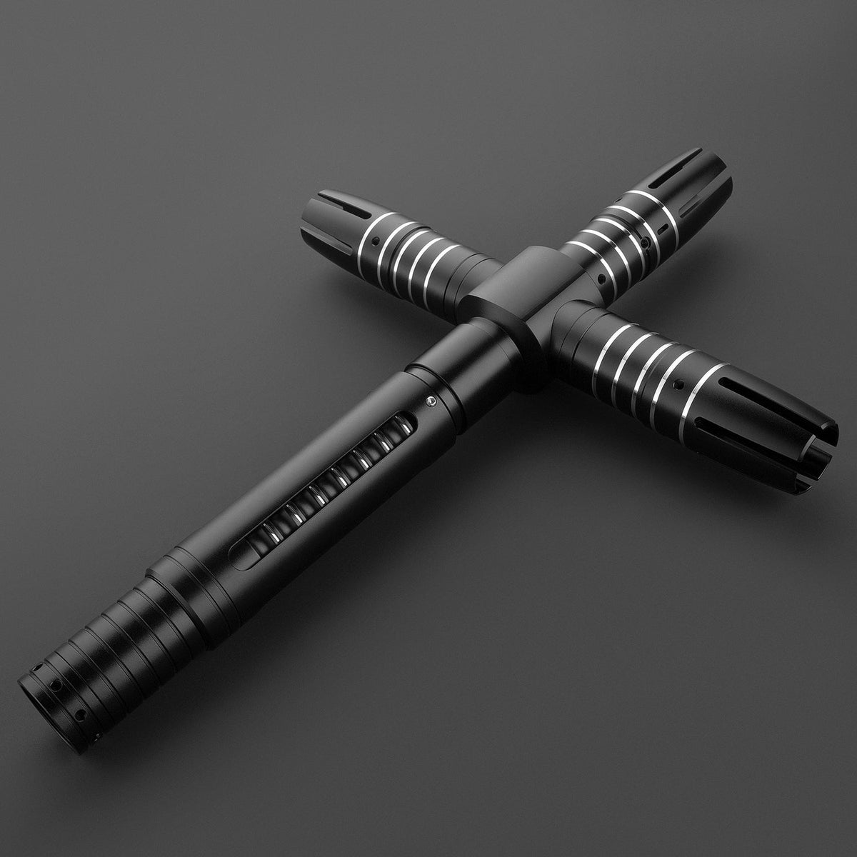 Rapierificsaber Lightsaber Crossguard Light Saber XRGB3.0 Three Blades Black 33CM