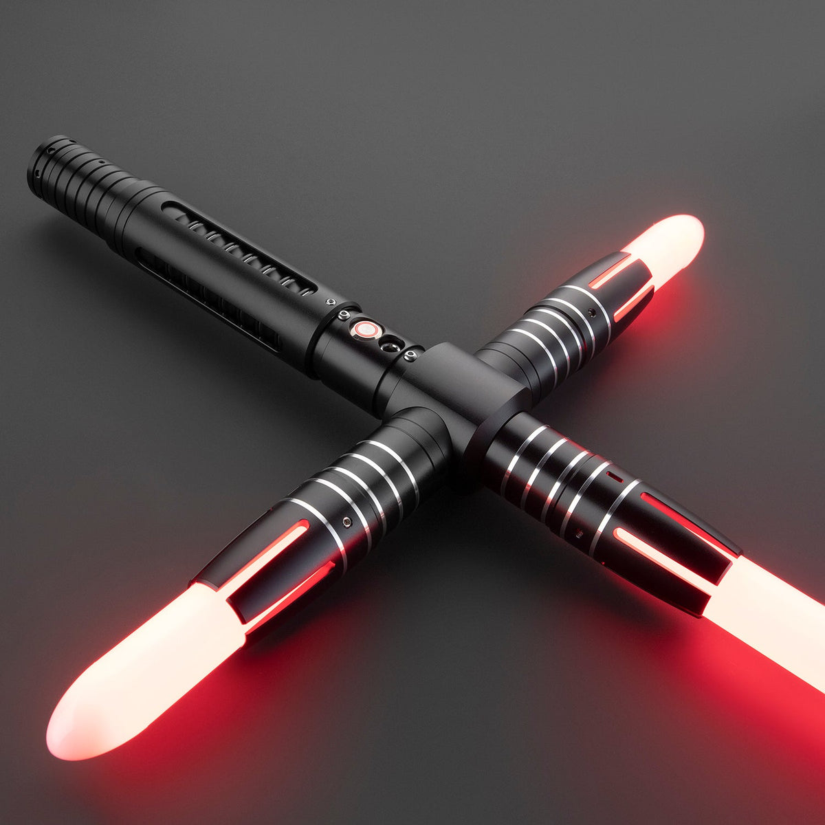 Rapierificsaber Lightsaber Crossguard Light Saber XRGB3.0 Three Blades Black 33CM