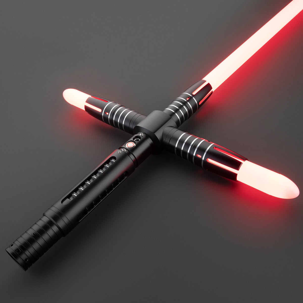 Rapierificsaber Lightsaber Crossguard Light Saber XRGB3.0 Three Blades Black 33CM