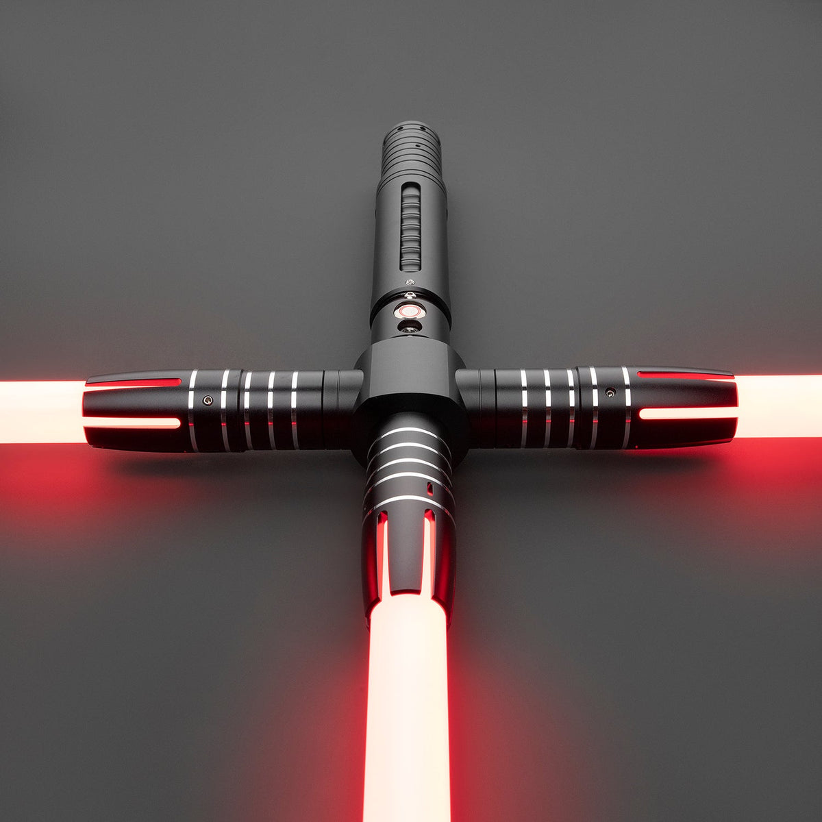 Rapierificsaber Lightsaber Crossguard Light Saber XRGB3.0 Three Blades Black 33CM