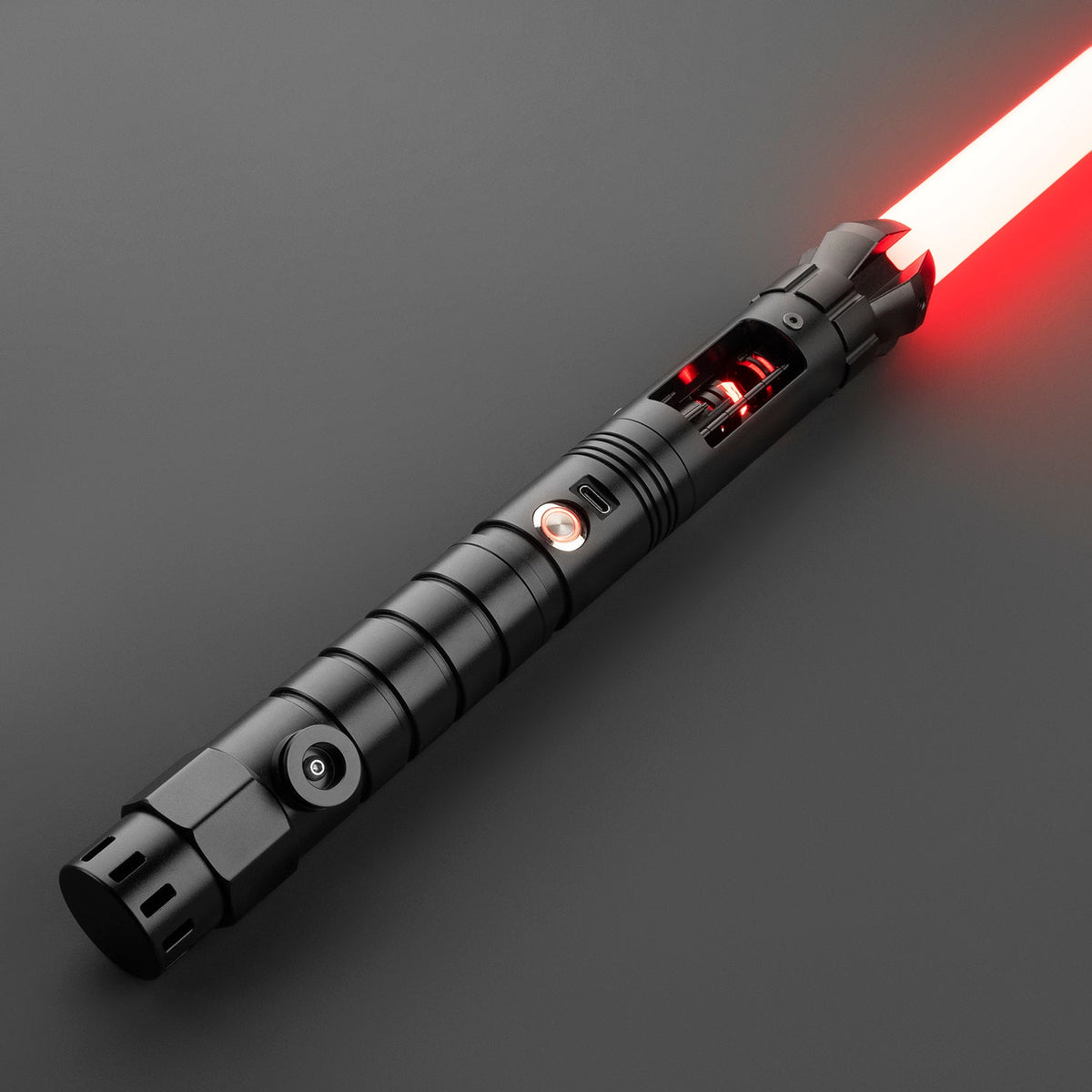Rapierificsaber Lightsaber Starkiller V1 Light Saber SK1 Crystal Black Hilt 32CM