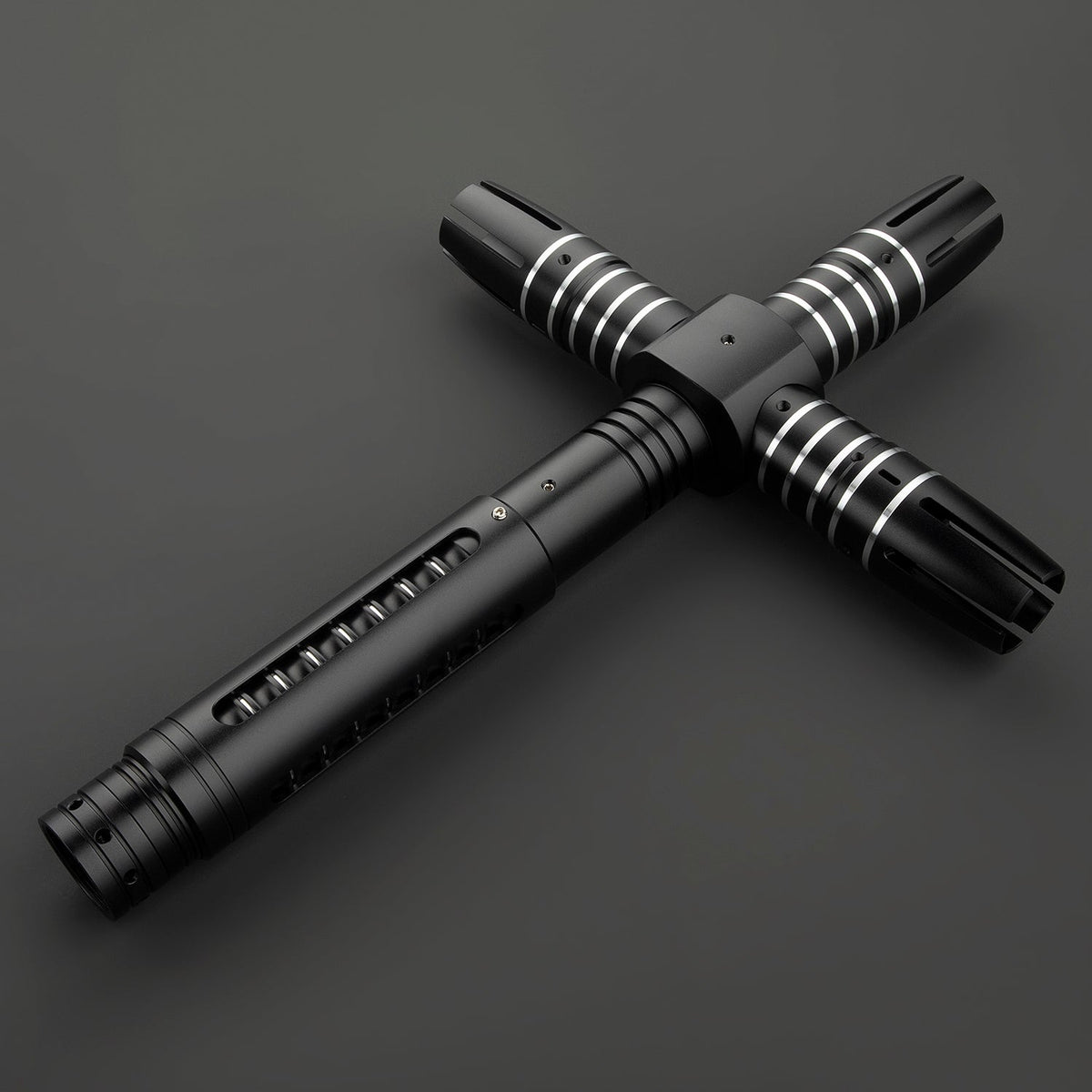 Rapierificsaber Lightsaber Crossguard Light Saber XRGB3.0 Three Blades Black 33CM