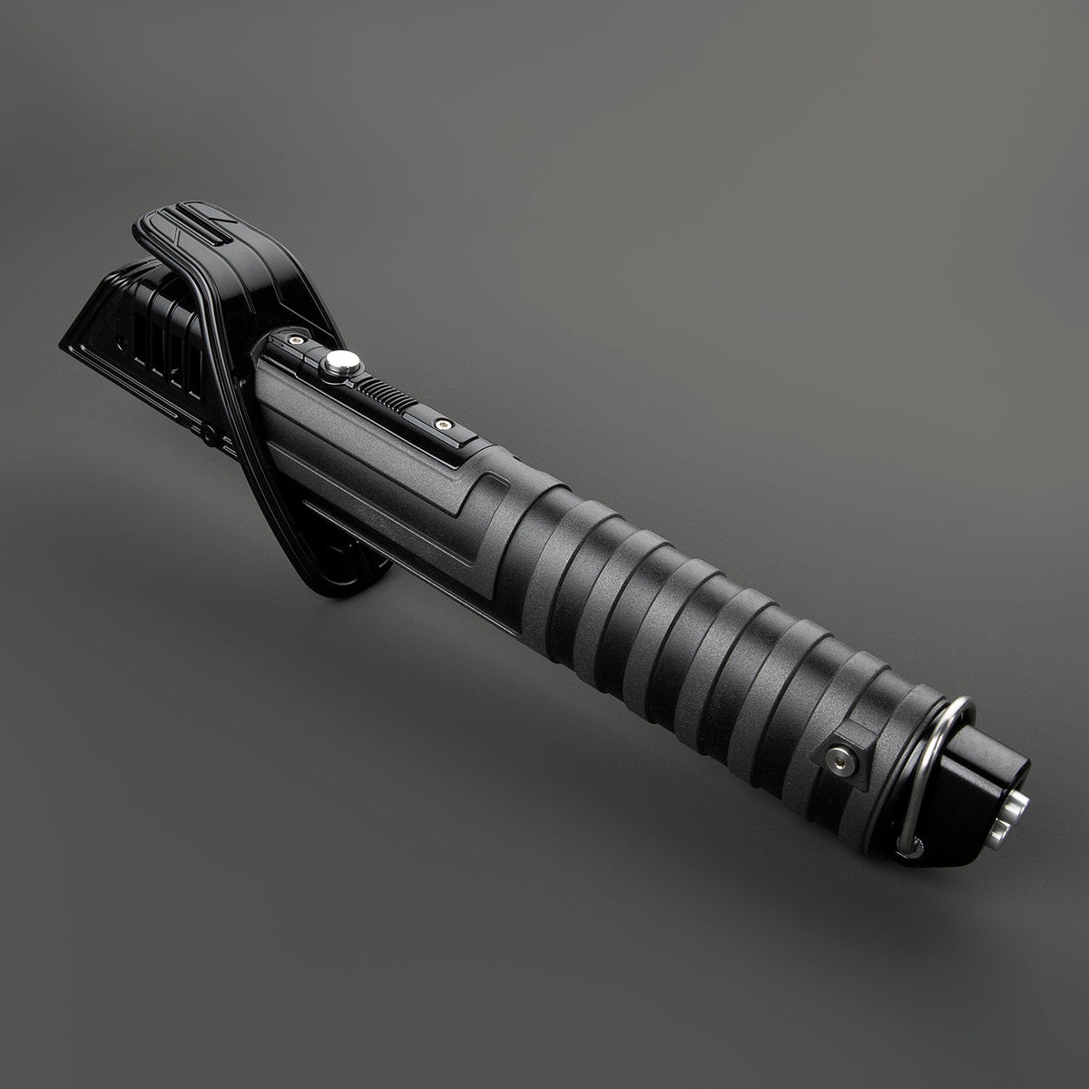 Rapierificsaber Lightsaber Darksaber Black Sith Inspired Black Pixel Blade Pogo Core Hilt 32CM