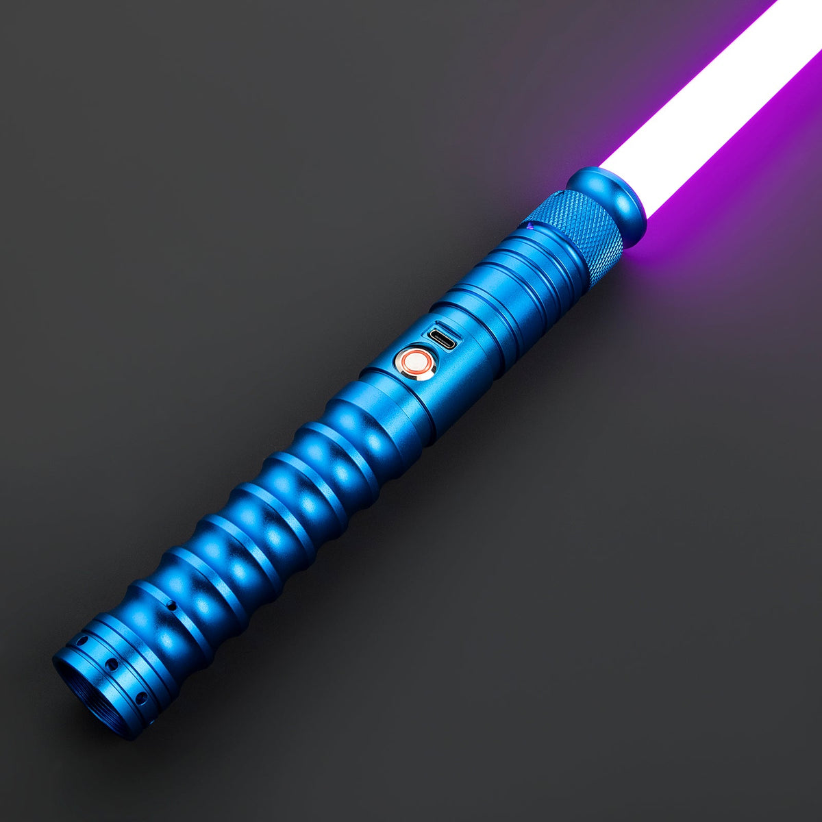 Rapierificsaber Lightsaber Force Heavy Dueling Combat Light Saber 16 Sound Fonts Hilt 27CM