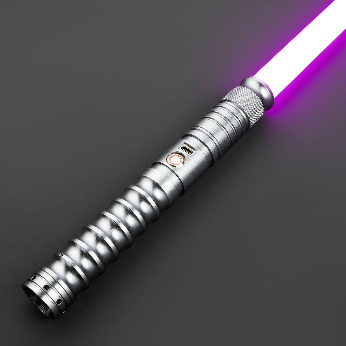 Rapierificsaber Lightsaber Force Heavy Dueling Combat Light Saber 16 Sound Fonts Hilt 27CM
