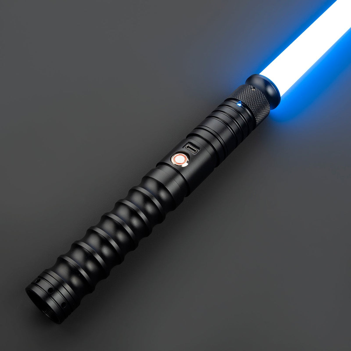 Rapierificsaber Lightsaber Force Heavy Dueling Combat Light Saber 16 Sound Fonts Hilt 27CM