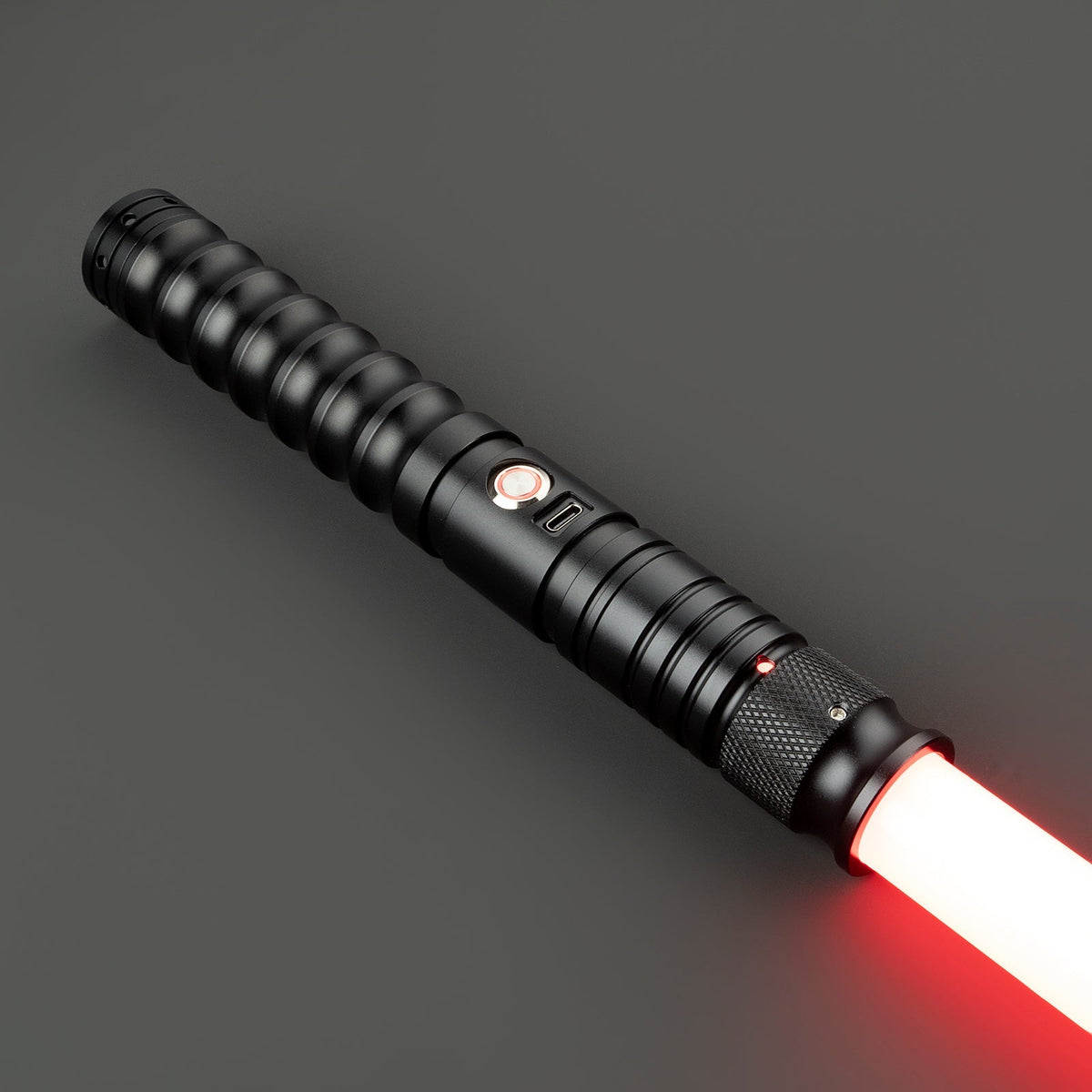 Rapierificsaber Lightsaber Force Heavy Dueling Combat Light Saber 16 Sound Fonts Hilt 27CM