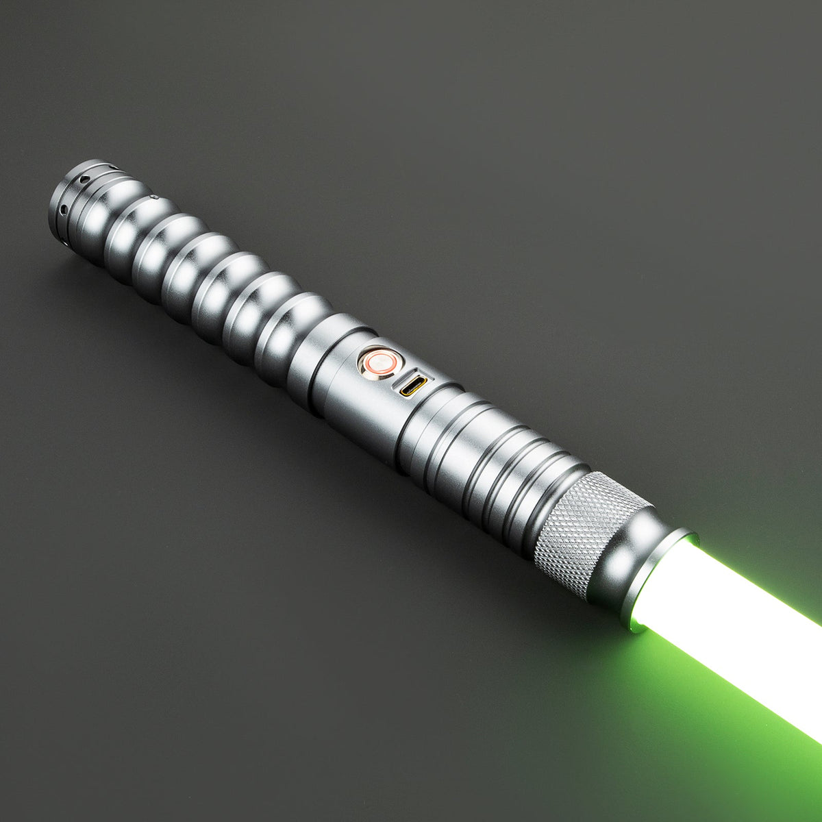 Rapierificsaber Lightsaber Force Heavy Dueling Combat Light Saber 16 Sound Fonts Hilt 27CM