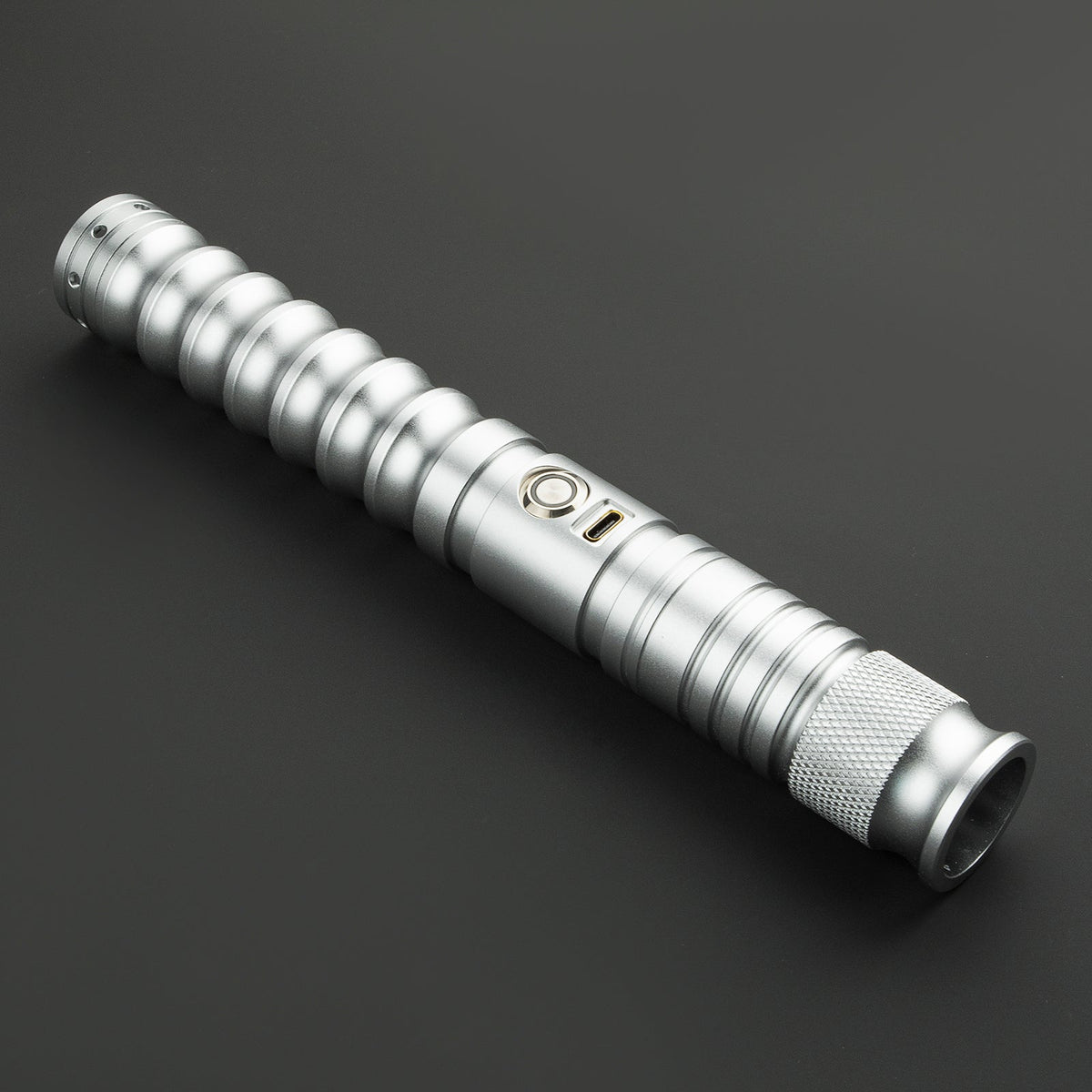 Rapierificsaber Lightsaber Force Heavy Dueling Combat Light Saber 16 Sound Fonts Hilt 27CM