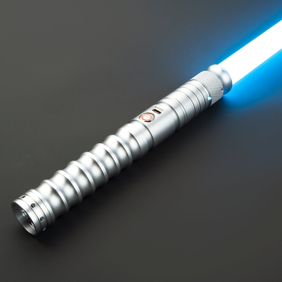 Rapierificsaber Lightsaber Force Heavy Dueling Combat Light Saber 16 Sound Fonts Hilt 27CM
