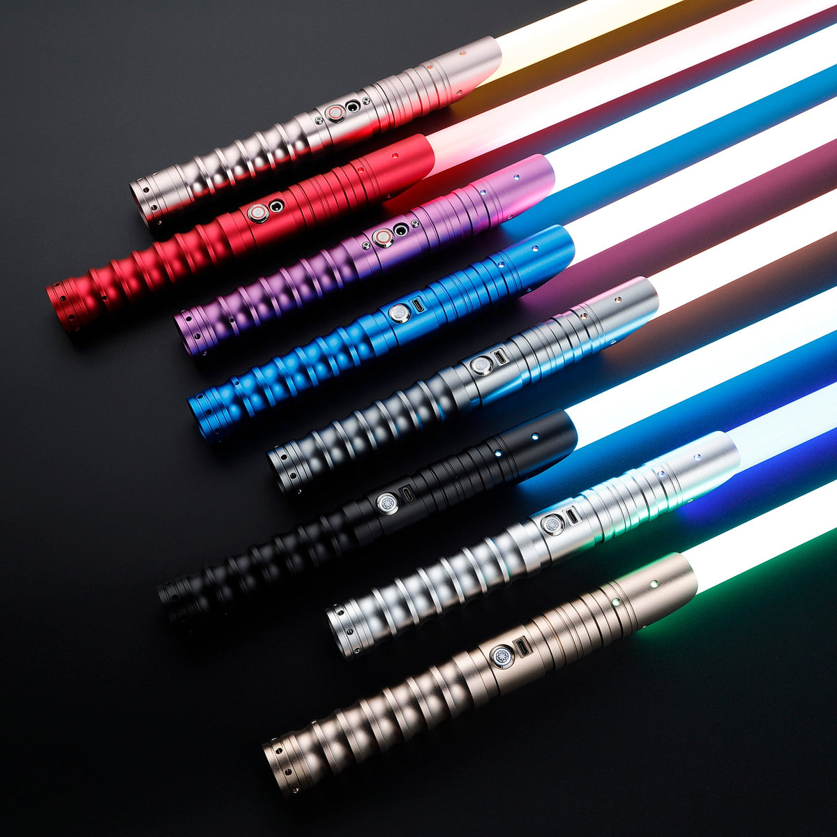 Rapierificsaber Lightsaber Combat Bluetooth Light Saber XENO V3 34 Fonts Hilt 27CM