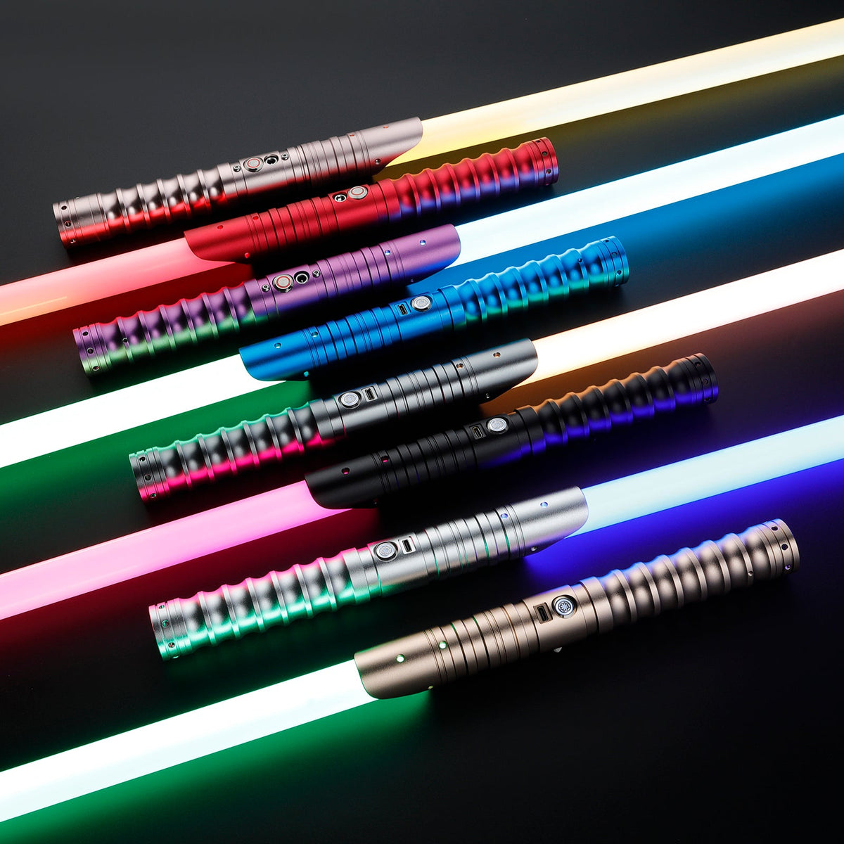 Rapierificsaber Lightsaber Combat Bluetooth Light Saber XENO V3 34 Fonts Hilt 27CM