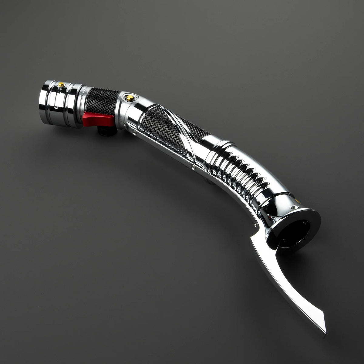 Rapierificrsaber Count Dooku Red Light Saber Xenopixel V3 Core Proffie2.2 Curved Hilt 32CM